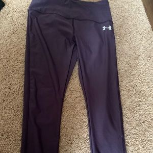 purple under armour leggings